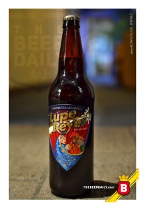 La colorida etiqueta de la Lupe Reyes, cerveza creada por Minerva y Primus.