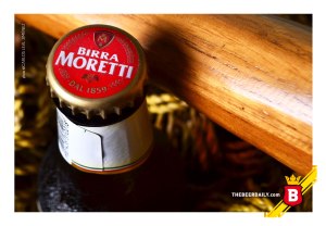 Birra Moretti, una de las cervezas más vendidas en Italia.