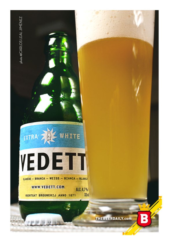 Un color amarillo apastelado, la de esta Vedett