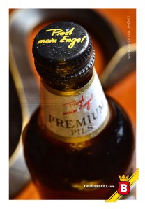 Con taparosca metálica, esta cerveza germana