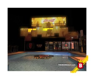 Este es el Budweiser Hotel, en Copacabana