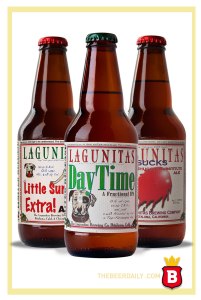 Algunas de las cervezas de Lagunitas Brewing Co.